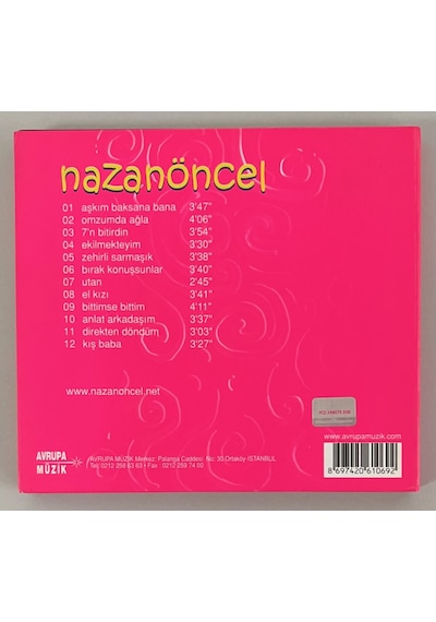 Nazan Öncel 7'n Bitirdin Aşkın Baksana Bana Cd Orjinal Dönem Baskı