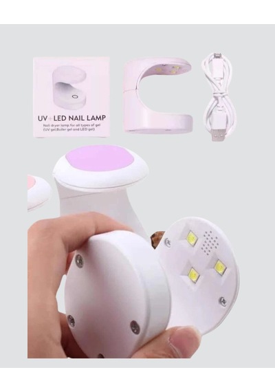 Mini Tırnak Kurutucu Hızlı Kurutma İçin Uvled Işık Teknolojisi 1