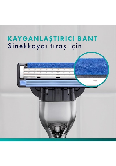 Gillette Mach3 Avantajlı Yedek Tıraş Bıçağı 8 Adet
