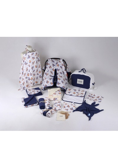 Luckka 29 Parça Müslin Bebek Bakım Çantası - Müslin Set - Ztçanta