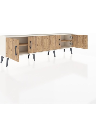 Arges Tv Ünitesi 2 Raflı 4 Kapaklı 176x30x51 Aytaşı-çam/çam Atlas Çam/atlas Çam Arges Tv Ünitesi 2 Raflı 4 Kapaklı 176x30x51 Aytaşı-çam/çam Atlas Çam/atlas Çam