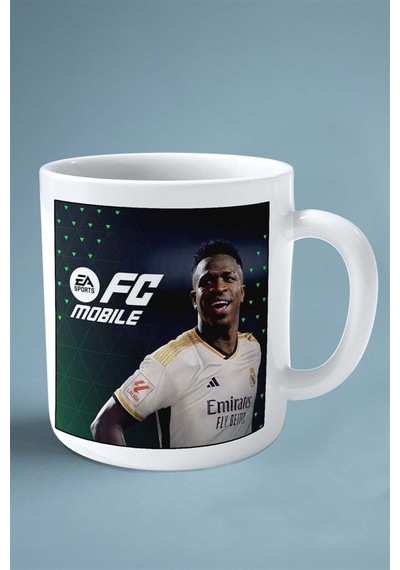Ea Mobile Fc Oyun Baskılı Kupa Bardak Çift Taraflı Baskı Kişiye Özel Model 4 Çok Renkli