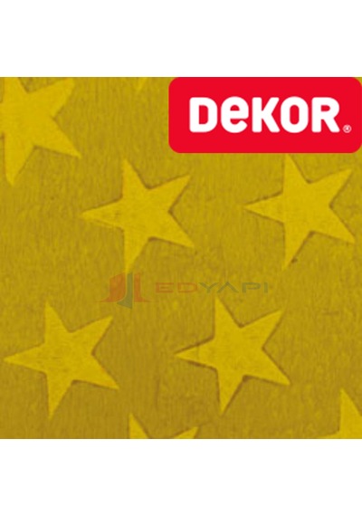 Dekor Yıldız Baskısı 9X7 Cm 1331