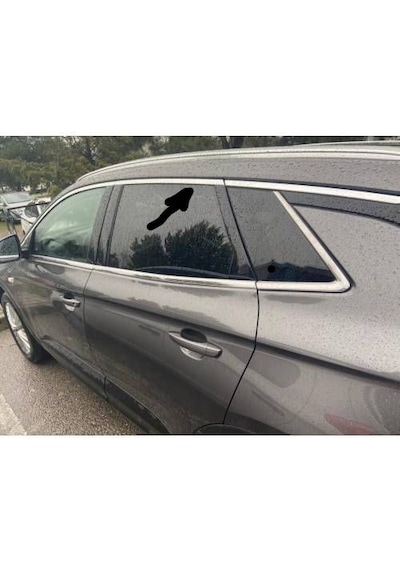 Opel Grandland X Krom Cam Çerçevesi 2017 -Üzeri