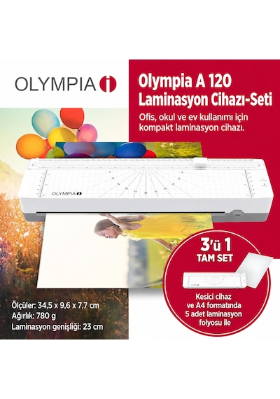 A120 Combo Laminasyon Makinesi Ve Giyotin Makinesi