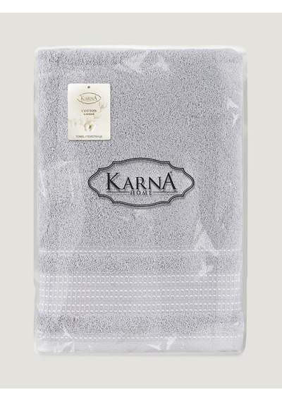 Ladın Pamuk Banyo Havlusu 70x140 Gri