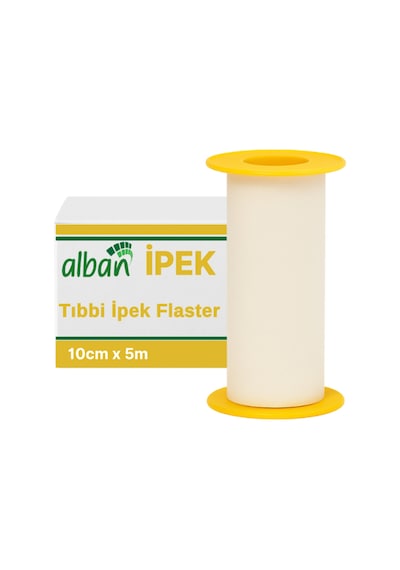 Alban Medikal Sabitleme Flasteri İpek Bant 10 CM x 5 M