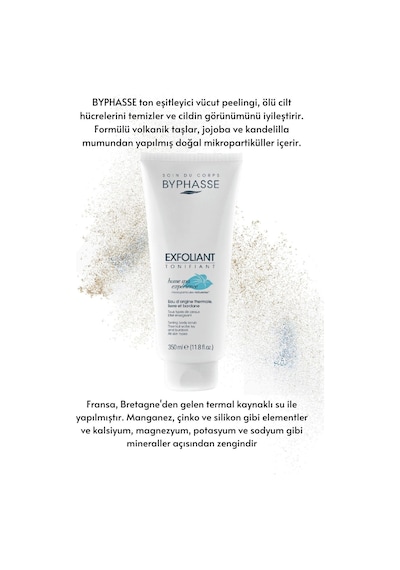 Byphasse Doğal Volkanik Tanecikli Canlandırıcı Vücut Peeling 350 ML