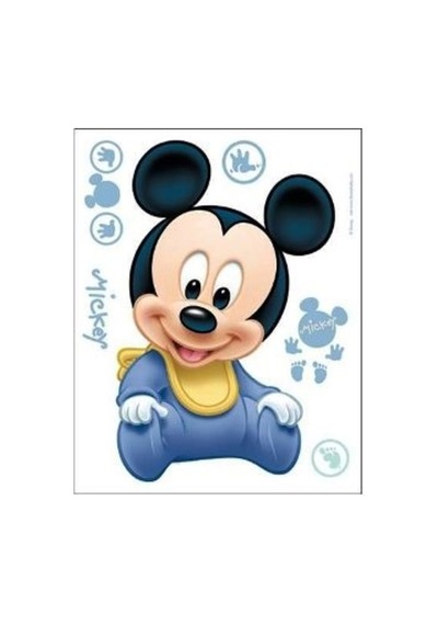 Mickey Mouse Çocuk Odası Stıcker Karanlıkta Parlar Duvar Süsü (537954870)