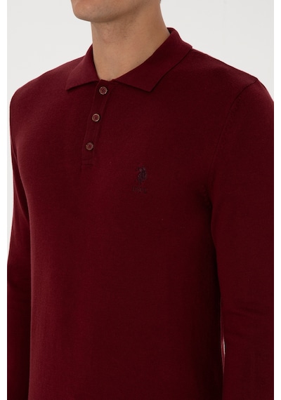 U.S. Polo Assn. Erkek Bordo Basic Kazak 50307799-VR014