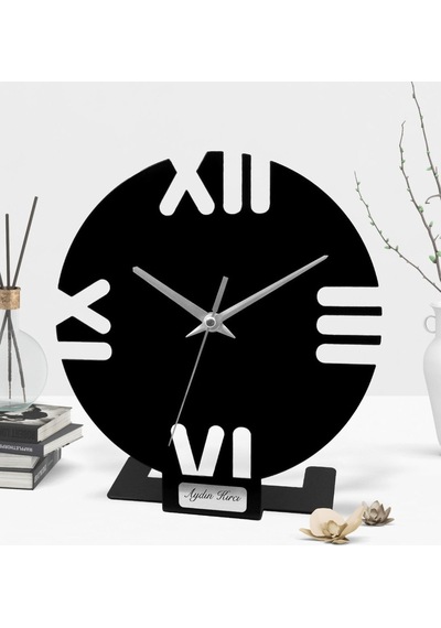 Kişiye Özel Metal Masa Saati (Model 3)
