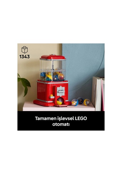 Ideas Minifigür Otomatı 21358 - Yetişkinler İçin Dekoratif Model Yapım Seti 1343p