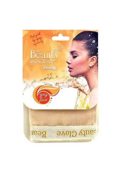 The Beauty Glove Yüz İçin %100 Viskoz Banyo Eldiveni Turuncu