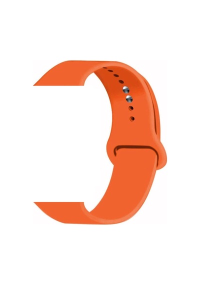 Watch Kordon 2 3 4 5 Seri 42-44 Mm Silikon Kordon Kayış-turuncu