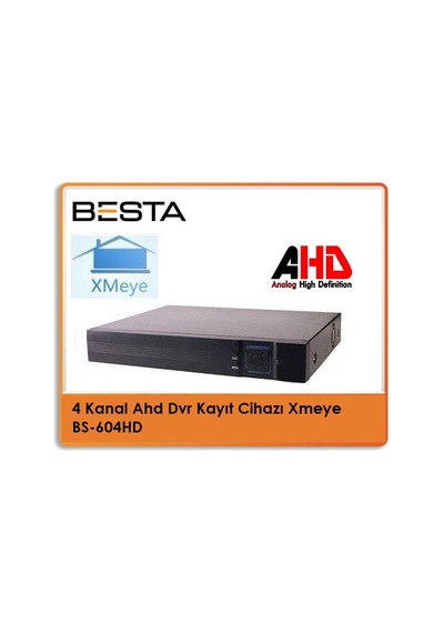 4 Kanal Ahd Dvr Kayıt Cihazı Xmeye Bs-604Hd