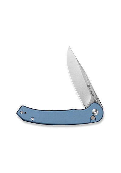 Sencut Ingot Blue Aluminum Handle Satin Finished D2 Blade Çakı Mavi