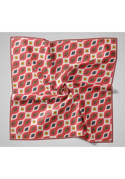 Silk Home Twill İpek Eşarp 11470-23 Yeşil, Mercan, Antrasit, Pembe, Asit, Beyaz