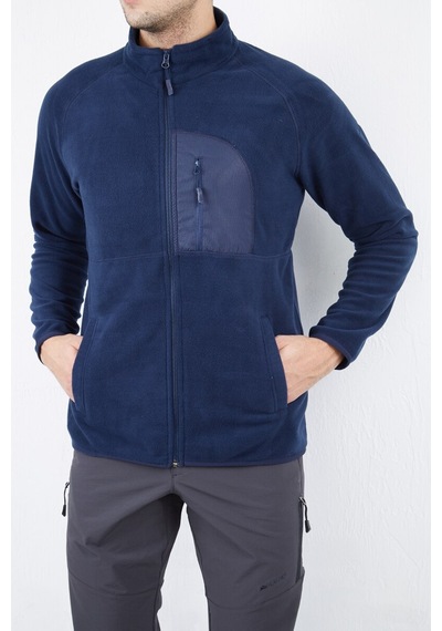 Alpinist Motus Tam Fermuarlı Polar Indigo (520730251)