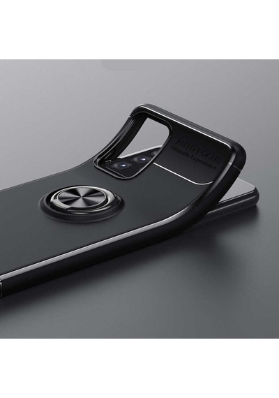 Samsung Galaxy Uyumlu A52 Kilif Yüzüklü Miknatisli Silikon Kapak 484402091