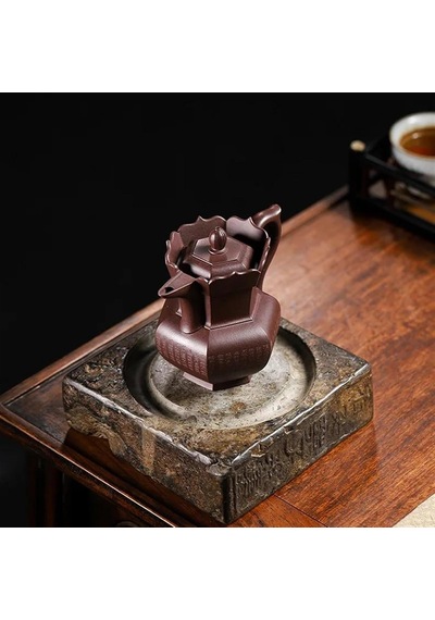 Çaydanlık Seti Çin Mor Çamur Çayı Özelleştirilmiş Çay Seti Hediye Kutusu Yixing Mor Kil Çaydanlıklar 220ml El Yapımı Keşiş Şapka Pot Güzellik Su Isıtıcısı Çay Setleri Çaydanlık Diğer