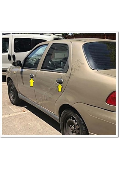 Woc Chrome Fiat Albea Krom Kapı Kolu 2002-2012 4 Kapı Paslanmaz Ç