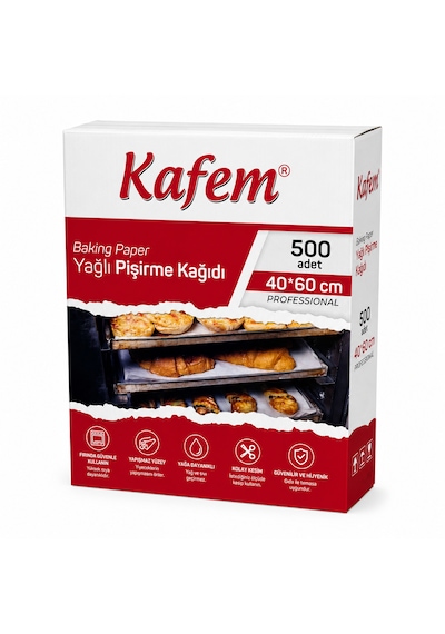 Yağlı Pişirme Kağıdı 40x60 Cm 500 Yaprak 1 Adet