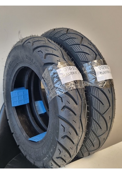 Ralco Tyres Honda Spacy, Activa-s, Spontini Ön/arka Lastik 350-10, 90/90-12 Set Dubleks Blaster-s/st