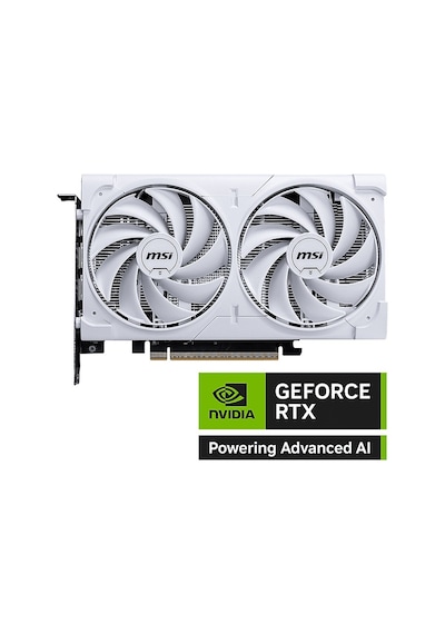 Msı Geforce Rtx 5060 8g Ventus 2x Oc Beyaz Rtx 5060 8gb Gddr7 128bit Dx12 Pcıe 5.0 X16 Ekran Kartı