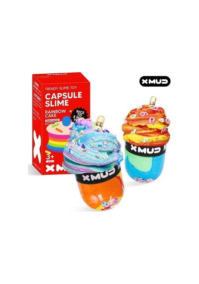 X Mud Capsule Slime Rainbow Cake 2791 Çok  Renkli