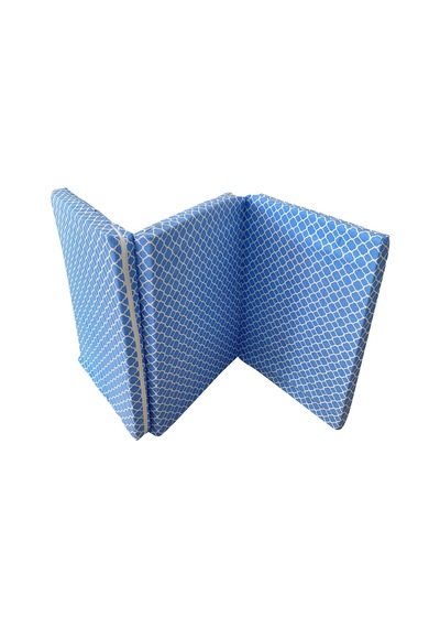 Viphomeconcept Tek Kişilik Katlanır Yer Yatağı Sünger Yatak Mavi Çatı 80X180 Cm
