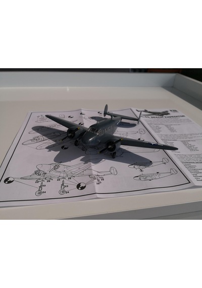 Beechcraft C-45 Expeditor Royal Navy Pm Model Demonte Plastik Uçak Maket Kiti