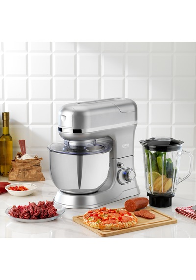 Schafer Prochef Master Multi Kıyma Aparatlı Stand Mikser 5 L-spray Boyalı Gümüş