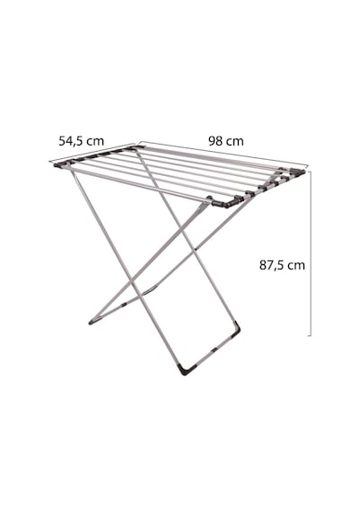 Mallart Gri Katlanabilir Çamaşır Kurutmalığı Kompakt Ve Dayanıklı Metal Gövdeli Kurutma Askısı / Banyo, Çok Renkli