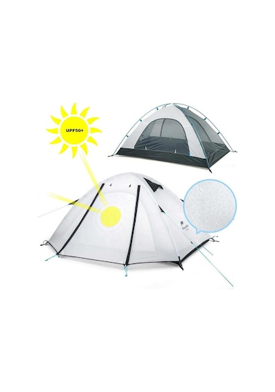 Naturehike P-serisi 3 Kişilik Kamp Çadırı Çok Renkli