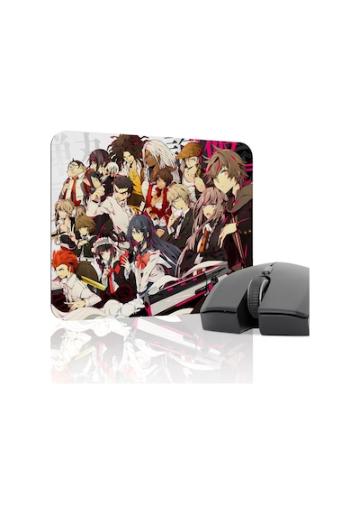 Danganronpa Kaymaz Dikişli Kauçuk Oyuncu Mousepad V1 - 22x18 Gaming Mouse Pad Fare Altlığı