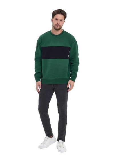 Adams Erkek 3 İplik Oversize Sweatshirt 001