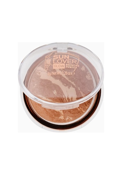 Catrice Sun Lover Glow Bronzlaştırıcı Pudra 010 Parıltılı, Vegan, 8 G Altın Renkli