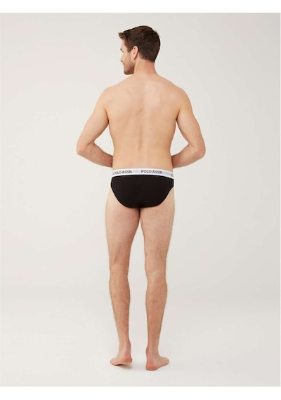 U.S. Polo Assn. Erkek Siyah Tekli Slip 80452Y Siyah
