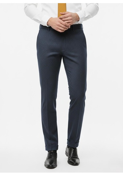 Presto Erkek Slimfit Armürlü Pantolon Koyu Lacivert 3193-200 Lacivert