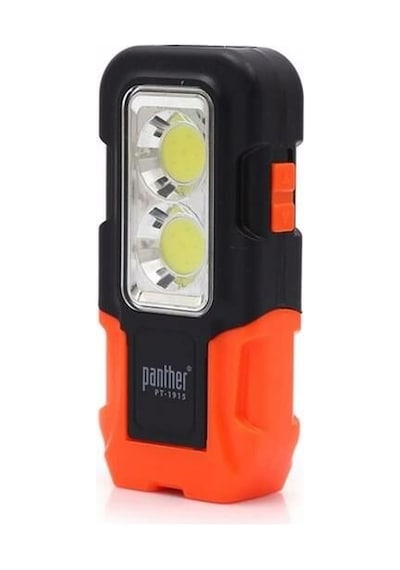 Panther Pt-1915 2x5w Cob Led El Mıknatıslı Pilli El Feneri Gri