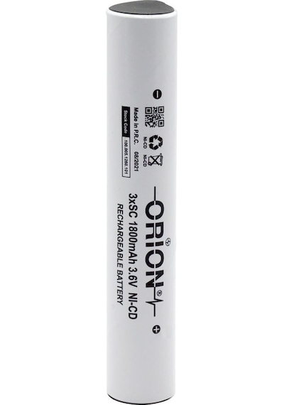Orion 1800 mAh 3.6 V Ayaklı SC Ni-Cd Şarj Edilebilir Pil