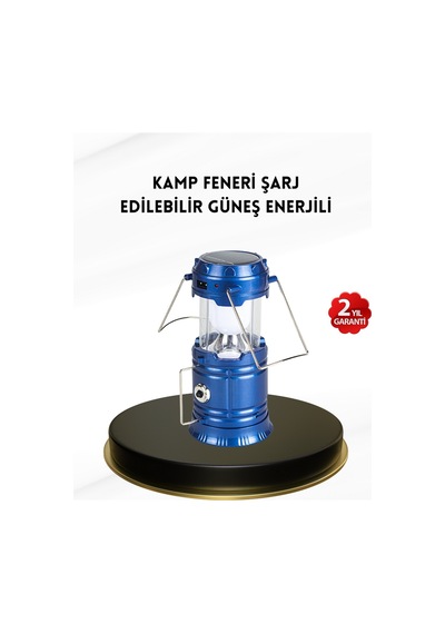 Nrzsnt Solar Kamp Lambası Kızak Sistemli Şarjlı Taşınabilir Doğa Yürüyüşü Işığı
