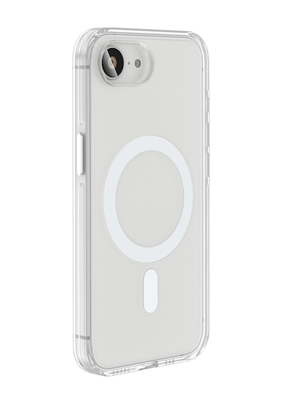 Tuva Teknoloji Apple iPhone Uyumlu 16e Kılıf Magsafe Şarj Özellikli Kamera Korumalı Kripto Kapak - Şeffa Şeffaf