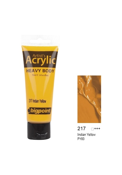 Bigpoint Akrilik Boya 75 Ml Indian Yellow 217