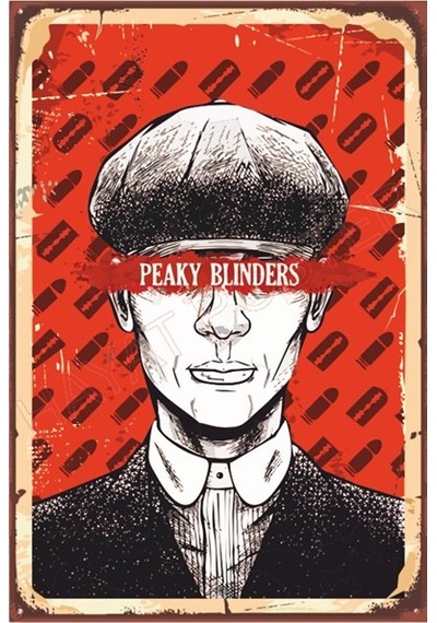 Peaky Blinders Thomas Retro Ahşap Poster