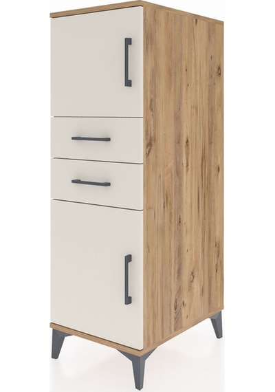 Kronos Dolap Tek Raflı 2 Çekmeceli 2 Kapaklı 44x59x134 Çam-ay... Çam Kronos Dolap Tek Raflı 2 Çekmeceli 2 Kapaklı 44x59x134 Çam-ay... Çam