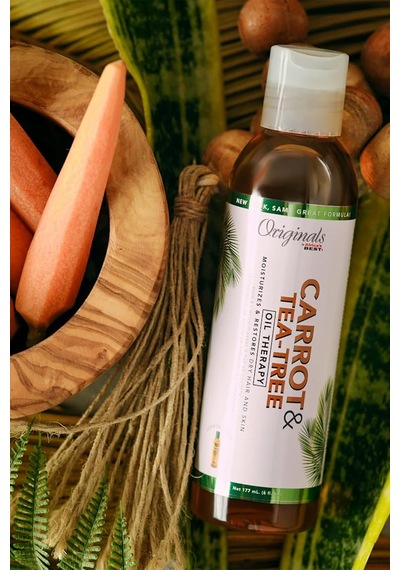 Originals By Africa S Best Carrot & Tea-tree Saç Ve Cilt İçin Bakım Yağı 177ml