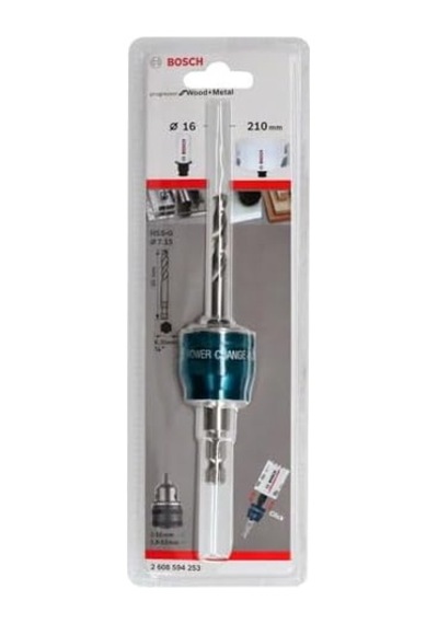 Professional Power Change Plus Adaptör 3/8 İnç Altıgen Yuva, Hss-g Matkap 7,15 X 85 Mm, Delik Testeresi Aksesuarı