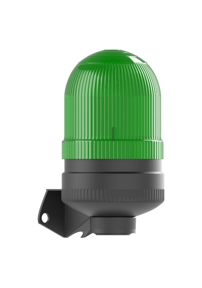 Mesan Ø70 300 Seri Yanıp Sönen Ampul Buzzer Duvar Montaj Yeşil 24vdc Ms 376.2.24vdc
