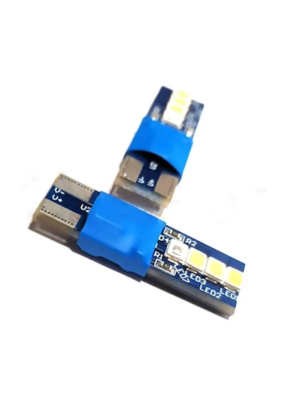 T10 Led Ampul 2 Adet Kırmızı - Beyaz